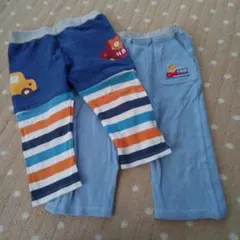 MIKI HOUSE パンツ 2点セット80・90