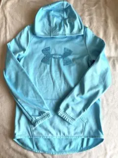 アンダーアーマー　水色　パーカー　YXL ジュニア　スポーツウェア