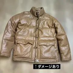 CORISCO 豚革　レザーダウンジャケット　SIZE L 肉厚