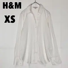 ♥H&M♥ エイチアンドエム (XS) スキッパーシャツ とろみシャツ