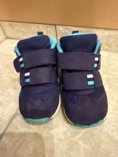 asics キッズシューズ ネイビー/ターコイズ　16cm