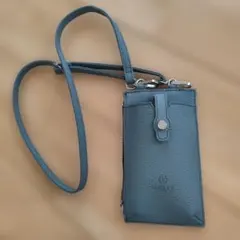 D.KELLY スマホショルダーバッグ ブルーのサムネイル