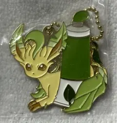 【1725】ポケモン 一番くじ カラフルアート メタルチャーム リーフィア