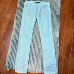 【Johnbull】ジョンブル カラーパンツ ミントグリーン Lサイズ 日本製