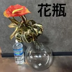 メキシコ＊トナラ焼き 民芸品 フラワーベース 花瓶 グリーン/スクエア
