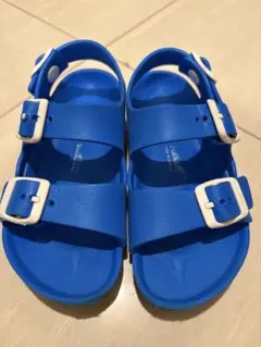 BIRKENSTOCK キッズ サンダル 18.5cm ブルー
