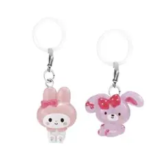 サンリオ　ゆるっと目印アクセサリー　ボンボンリボン　マイメロ