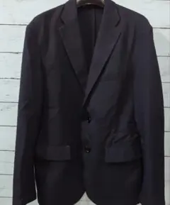 ユナイテッドアローズ　紺　デニム風ポリエステル　　　軽量ジャケット　メンズS