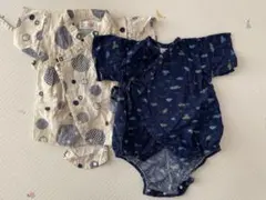 男の子甚平風ロンパース