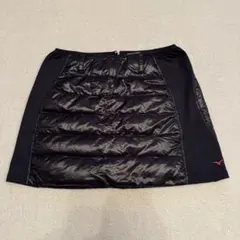 MIZUNO ミズノゴルフ ダウンスカート 黒 薄手ブレスサーモ混 ブラックのサムネイル