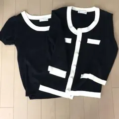 ☆22オクトーブル　☆ニットアンサンブル　S