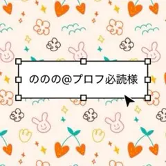 ののの様@プロフ必読様専用ページ