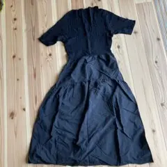 chocol raffine 黒 ロングワンピース Fサイズ