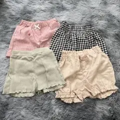 90cm 女の子 半ズボン まとめ売り（4枚）