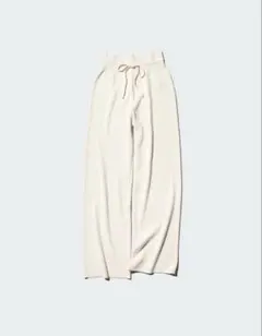 ユニクロ　Mサイズリブウォッシャブルニットパンツ