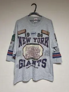 90's ニューヨークジャイアンツ　フルデコ　ロンT