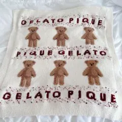 【HOLIDAY】アグリーベアジャガードブランケット gelato pique