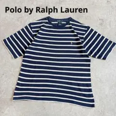 ポロバイラルフローレンRALPH LAUREN ボーダー半袖Tシャツ ホース刺繍のサムネイル