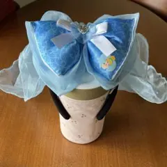 シンデレラリボンカチューシャ 水色