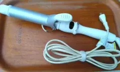 サロニア セラミックカールヘアアイロン 32mm SL-0085W