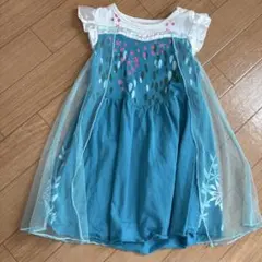 ディズニー「アナと雪の女王」エルサデザインの半袖ワンピース