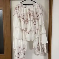Riliy vintage カラー刺繍 パッチワークパンツ - メルカリ