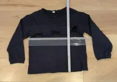 フリル付き トレーナー 110cm　ネイビー