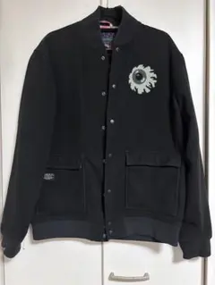 MNWKA(mishka ミシカ)ブラックジャケット フロントアイコン刺繍のサムネイル
