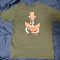Coca-Cola グラフィック Tシャツ XL オリーブグリーン
