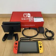 【すぐに遊べる】Nintendo Switch ネオンレッド　ネオンオレンジ