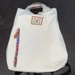 美品！チチカカ　アイボリー トートバッグ・リュック型のサムネイル