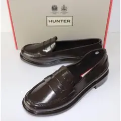 定価16500 新品 本物 HUNTER 靴 ローファー JP24 160のサムネイル