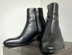 ヒールブーツ　革製品　メンズ