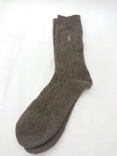 Polo Ralph Lauren メンズ ソックス ブラウン 23.0 ◼️のサムネイル