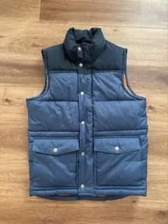 OLD NAVY ダウンベスト S ネイビー/オレンジ