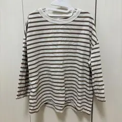ボーダー　ロンT ベージュのサムネイル