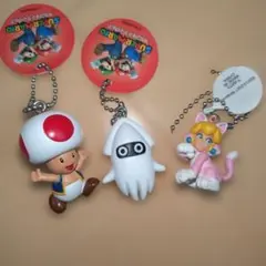 任天堂 スーパーマリオ マスコットフィギュア キーホルダー 3種セット