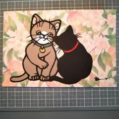 佐野郵便局 風景印カーネーション ねこ親子③ - メルカリ