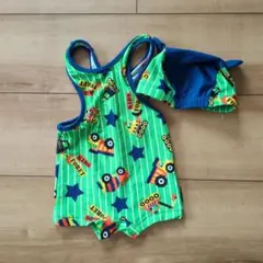 Kids Foret 男の子用水着　帽子（未使用）セット　スイミングスーツ