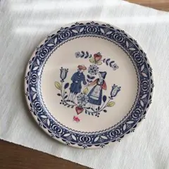 フランス製 アンリオ・カンペール 陶器プレート Henriot Quimper