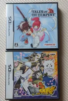 テイルズオブザテンペスト　銀魂　銀玉くえすと　ソフト2本セット　ニンテンドーDS
