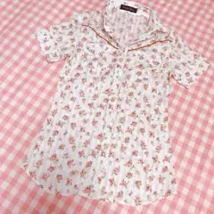 PinkMix 花柄シャツ