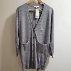薄手 カーディガン グレー ユニクロ