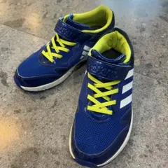 adidas キッズシューズ ネイビー/イエロー 23.5センチ