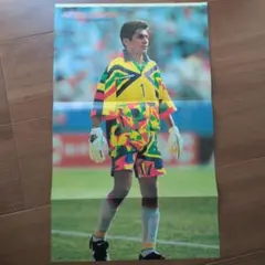 サッカー雑誌付録 ポスター ホルヘ・カンポス ラシディ・イエキニ