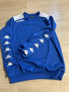 Kappa 青 トレーナー ロゴ入り