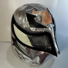 品質保証，HOT ストロングマシン（黄ホログラム・ファスナー式）プロレスマスク　マシーン