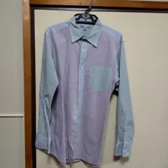 チェック柄マルチカラー長袖シャツ