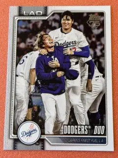 Topps 2026 MLB 大谷翔平 山本由伸 Dodgers Duo カード