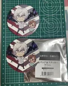 とある魔術の禁書目録　アクセラレータ　アニメイトカフェ限定　缶バッジ とある魔術の禁書目録 アクセラレータ アニメイトカフェ限定 缶